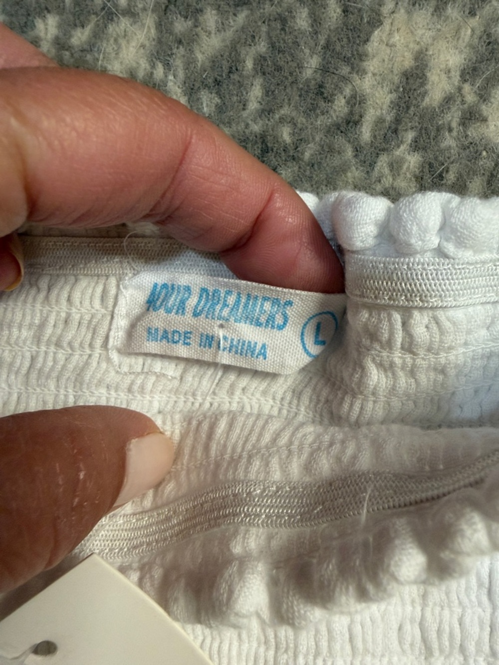 White Strapless Tiered Maxi Dress - Picture 3 of 4